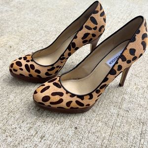 Steve Madden Rummble leopard 7.5 heels